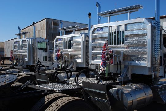 truck and trailer Special Installation Road Gear Headache Racks